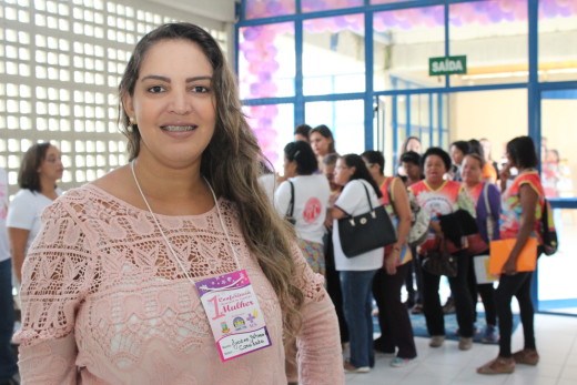 Juciene de Fátima considerou o evento como meio das mulheres lutarem pelos seus direitos