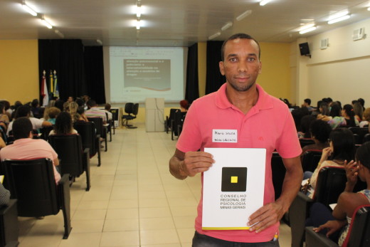 O estudante de psicologia Piero Souza, viu no seminário uma oportunidade de adquirir novos conhecimentos
