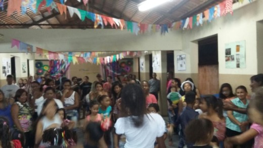 Escola Municipal Nossa Senhora Aparecida no bairro da Taquara