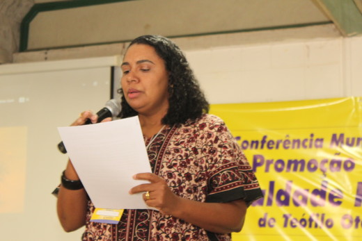 Neuslete Esteves dos Santos Neumann foi a Articuladora da Conferência da Igualdade Racial