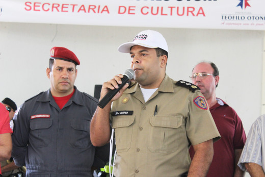Major Márcio Zimerer, falou do esforço conjunto em promover maior conscientização no trânsito