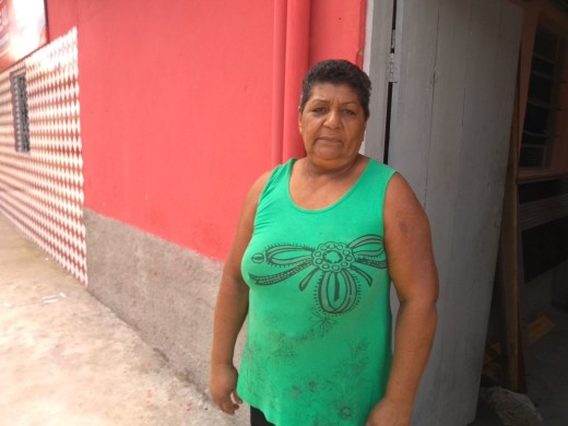 A moradora de Mucuri, Elza Francisca, tem aprovado as melhorias na região, como a coleta do lixo e a reforma do quartel